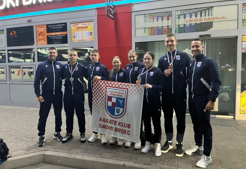 Karate klub Široki Brijeg uspješan na Kupu Hrvatske u Zagrebu